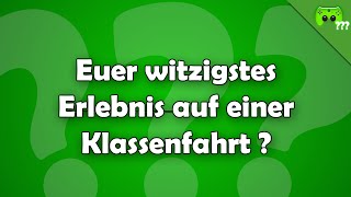 Euer witzigstes Erlebnis auf einer Klassenfahrt   Frag PietSmiet [upl. by Amerak]