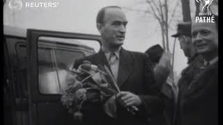 DEFENCE German war criminals released from Landsberg Prison 1951 [upl. by Hescock]