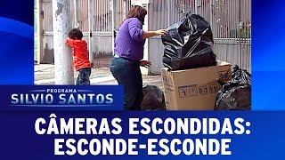 EscondeEsconde  Hide and Seek Prank  Câmeras Escondidas 191117 [upl. by Frendel]