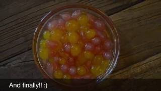 Popping Boba Recipe  Homemade [upl. by Drolyag]