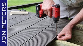 5 Quick Tips for Installing Composite Decking by Jon Peters [upl. by Asiral]