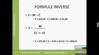 MATEMATICA FINANZIARIA LEZIONE 2 [upl. by Namie]