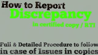 How to Report Discrepancy in certified copy  Complete procedure to report issues of copies to ICAI [upl. by Short434]