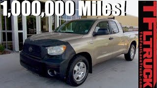 Meet the One Million Mile Toyota Tundra Still with Its Original V8 [upl. by Fitzgerald]