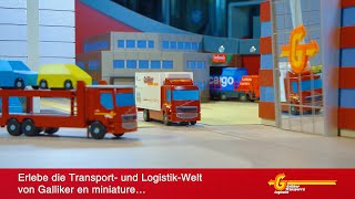 Galliker Transport AG  Interaktives Miniaturmodell Trailer [upl. by Norm]