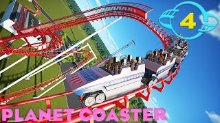 Planet Coaster  Ep 4  Because MERICA [upl. by Ellerehc]