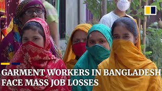 Garment workers in Bangladesh face mass unemployment amid coronavirus crisis [upl. by Ritch760]