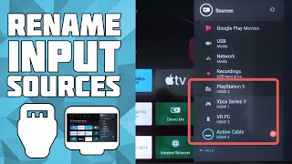 How to rename HDMI inputs on Android TVPhilips  Sony  Android [upl. by Faro]