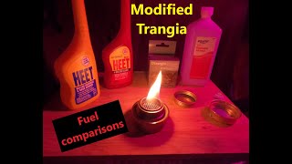 Trangia stove modified Fuel comparison [upl. by Acinnor210]