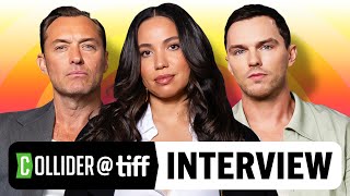 Jude Law Nicholas Hoult Tye Sheridan and Jurnee Smollett Discuss The Order at TIFF 2024 [upl. by Alyahc]