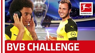 Axel Witsel vs Mario Götze  Borussia Dortmunds Whisper Challenge [upl. by Vivianna664]