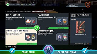 FIFA 23 Marquee Matchups XP  Athletic Club vs Real Madrid SBC  Cheap Solution amp Tips [upl. by Mihcaoj597]