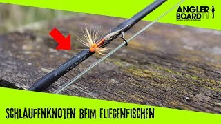 Fliegenfischen So bindet Ihr den Schlaufenknoten richtig  Anglerboard TV [upl. by Name]