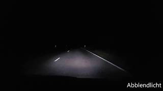 GREAD 8500k Xenon Effekt H4 Halogen amp W5W Licht Test Außenansicht  Onboard Ride [upl. by Enajaras931]