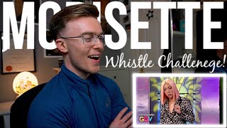 Morisette Amon  Insane Whistle Challenege  REACTION [upl. by Arbmahs]