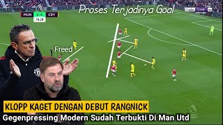 Lihatlah Proses Terciptanya Goal Ala Rangnick Klopp Tidak Percaya Sesempurna Ini Gegenpressing MU [upl. by Siuqram]