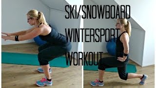 Ski  Snowboard Wintersport Workout [upl. by Fonseca695]