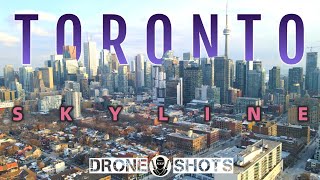 Toronto SKYLINE Drone  4K Aerial Footage of Downtown Toronto  2024 [upl. by Amalea]