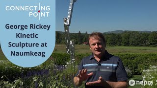 George Rickey Kinetic Sculpture at Naumkeag  Connecting Point  Sept 22 2022 [upl. by Ierna]