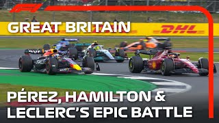 Perez Hamilton And Leclercs Epic Battle  2022 Formula 1 Season [upl. by Llenrev464]