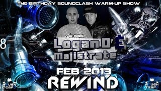 LOGAN D amp MAJISTRATE  Rough Tempo LIVE  February 2013 [upl. by Charo]