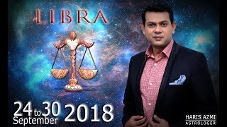 Libra Weekly Horoscope from Monday 24th to Sunday 30th September 2018 [upl. by Mills]