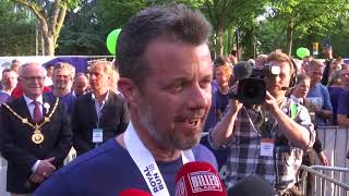 ROYAL RUN Glad Frederik talte om sine børn og dronningen [upl. by Taub]