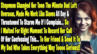 Stepmom Changed Her Ton The Minute Dad Left Overseas For Work She Made Me Work Like Slaves All Day [upl. by Taddeo864]