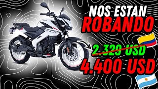 PRECIOS de MOTOS en ARGENTINA VS COLOMBIA 2024 motovlog [upl. by Moriarty]