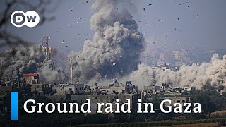 Gaza update Israel intensifies bombing on Gaza prepares for expected ground operation  DW News [upl. by Varhol]