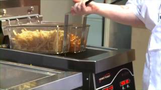 Henny Penny Open Fryer Demo [upl. by Nosydam112]