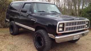 1979 Dodge RamCharger 318ci Cold Start [upl. by Weihs]