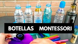 botellas sensoriales para niños montessori [upl. by Gnuy]