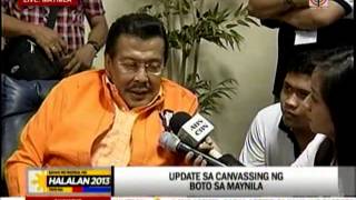 Erap sees vindication in mayoral win [upl. by Strohben451]