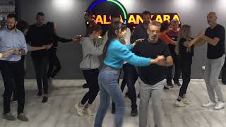 Salsa Dersi Ankara  Başlangıç Seviye Öğrencilerimizin Dansı [upl. by Kinchen845]