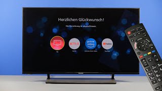 Erstinstallation eines Panasonic TVGerätes  Panasonic Support [upl. by Zehe65]