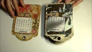 Mini calendar tutorial for Graphic 45 [upl. by Philipines]