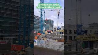 Construction Boom at Dublins Docklands 20  dublin [upl. by Aicelef]