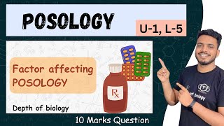 posology definition  factor affecting posology  posology in pharmaceutics  pharmacy with sg sir [upl. by Macintosh953]