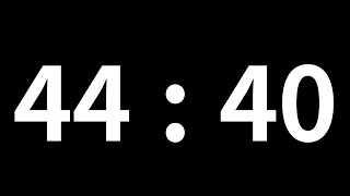 44분 40초 타이머｜44minute 40second timer｜2680 second timer｜Countdown with Alarm [upl. by Eanyl858]