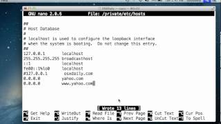 How to Edit the Hosts File in Mac OS X [upl. by Belding]