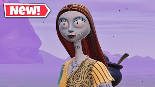 NEW SALLY Skin Gameplay In Fortnite THE NIGHTMARE BEFORE CHRISTMAS [upl. by Ollayos]