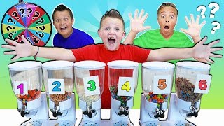 MYSTERY CANDY DISPENSER HALLOWEEN ROULETTE GAME FUN FUN FUN kids candy [upl. by Walburga]