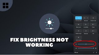 How to Fix Brightness Not Working on Windows 11 PC [upl. by Manno]