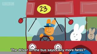 The Wheels on the Bus  Nursery Rhymes and Songs  School Radio  BBC Learning [upl. by Akers400]