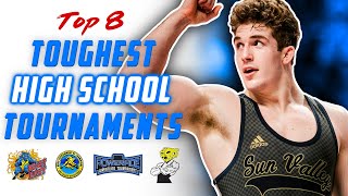 Absolutely Toughest HS Wrestling Tournaments  the ONLY Correct List [upl. by Crudden307]