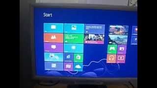 Windows 8 on Pentium D 28 GHz 1 gb ram Radeon 9600 [upl. by Demaria]