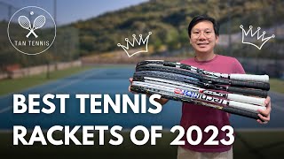 Top 5 Tennis Rackets of 2023 by Tan Tennis [upl. by Sherris]