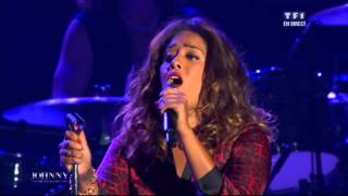 je te promets johnny hallyday en duo avec amel bent [upl. by Aneej]