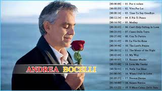 Andrea Bocelli Greatest Hits 2018 Best Andrea Bocelli Songs of All Time [upl. by Drusy]